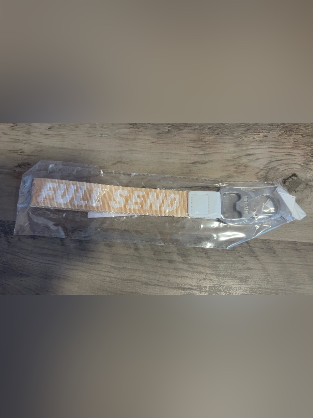 New ‘FULL SEND' Woven Lanyard Bottle Opener W/ Carabiner Keychain